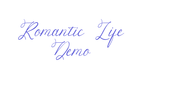 Romantic Life Demo Font Download