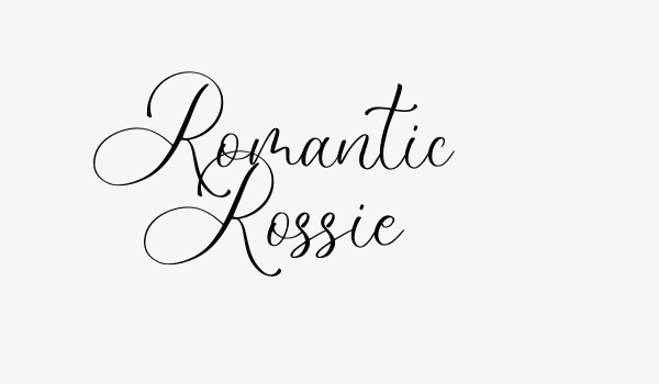 Romantic Rossie Font