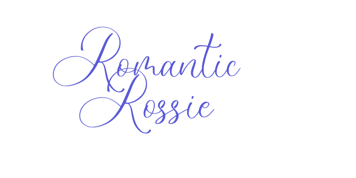 Romantic Rossie Font Download