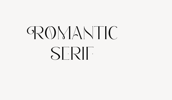 Romantic Serif Font