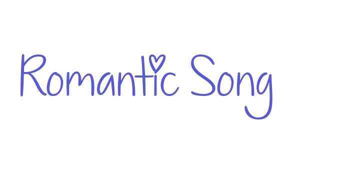 Romantic Song Font