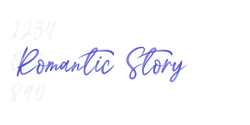 Romantic Story-font-download