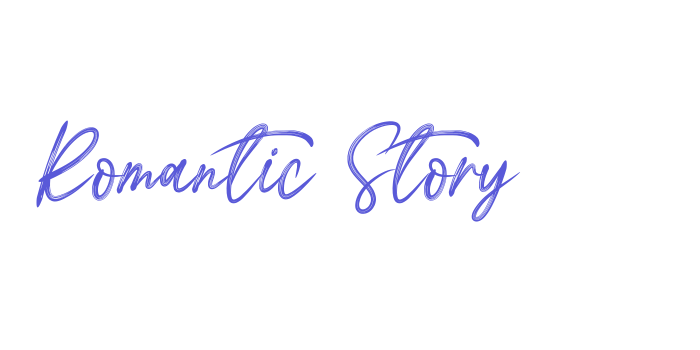 Romantic Story Font