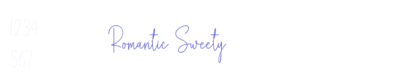 Romantic Sweety-related font