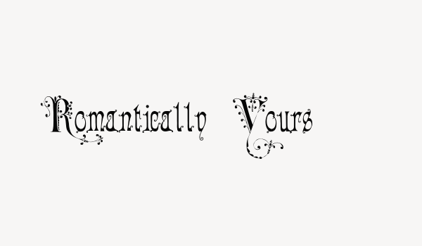 Romantically Yours Font