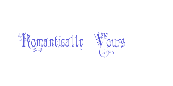 Romantically Yours Font Download