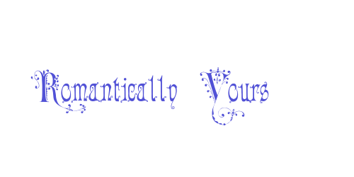 Romantically Yours-font-download