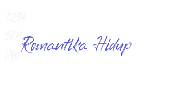 Romantika Hidup font