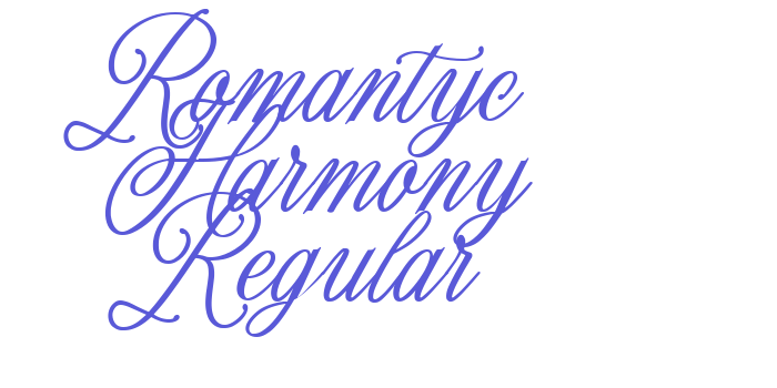 Romantyc Harmony Regular Font Download