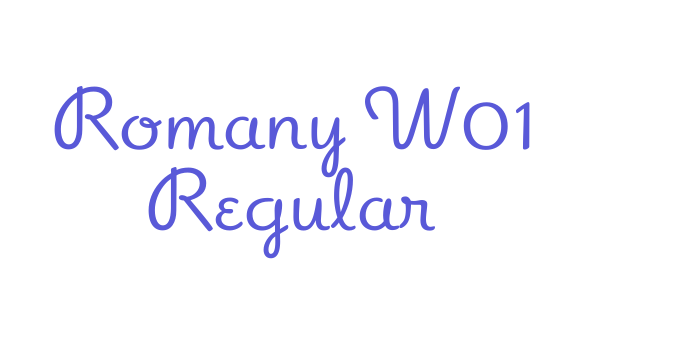 Romany W01 Regular Font Download