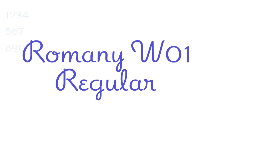 Romany W01 Regular-font-download