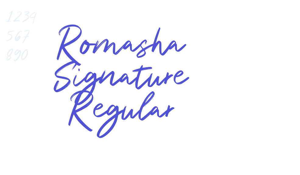 Romasha Signature Regular-font-download