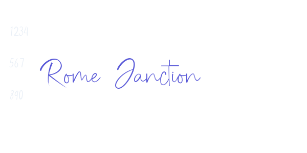 Rome Janction font free