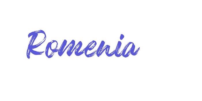 Romenia Font