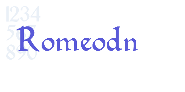 Romeodn font free