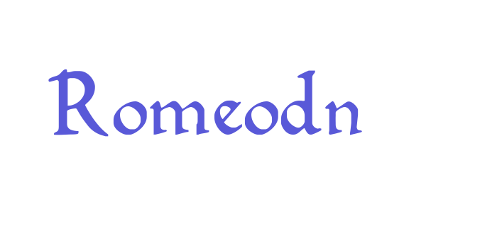 Romeodn Font Download