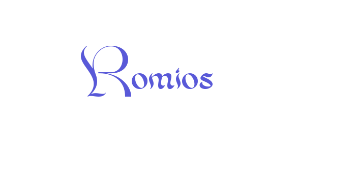 Romios Font Download