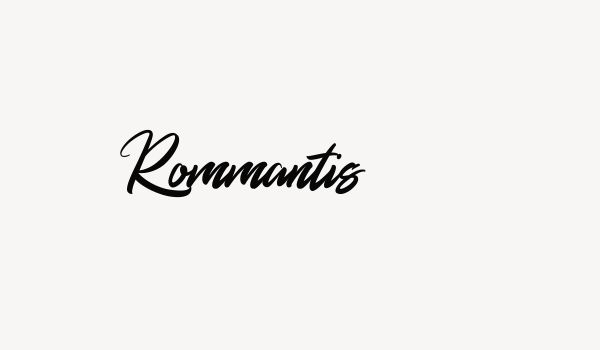 Rommantis Font