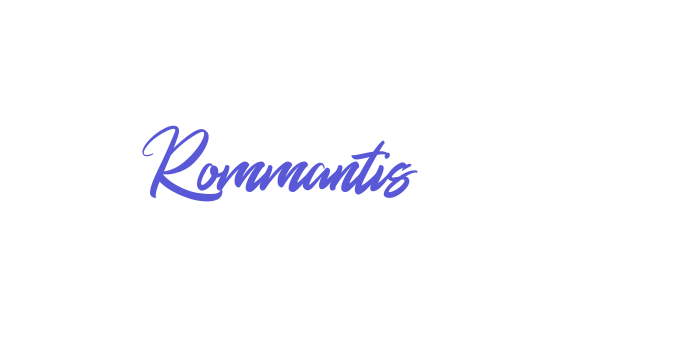 Rommantis Font Download