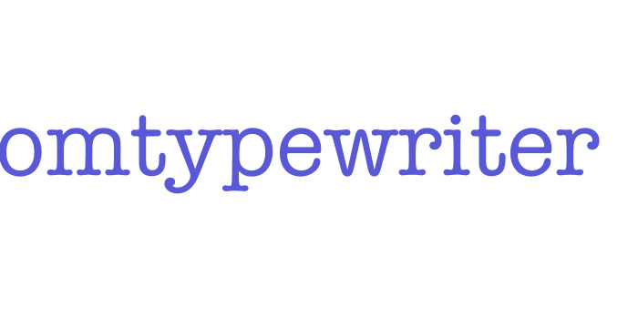 Romtypewriter Font