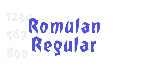 Romulan Regular-font-download
