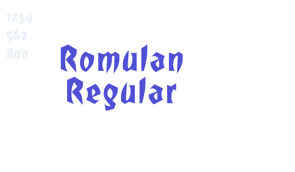 Romulan Regular-font-download