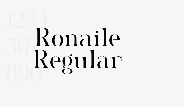 Ronaile Regular Font