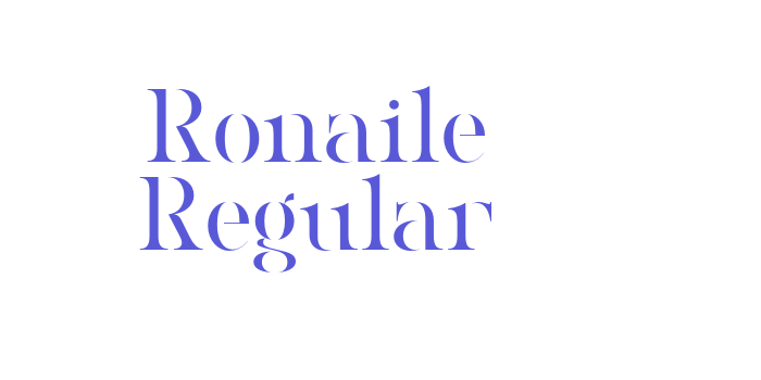 Ronaile Regular Font Download