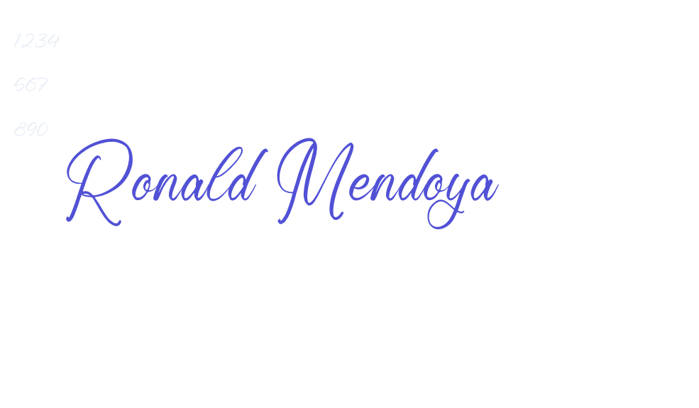 Ronald Mendoya-font-download