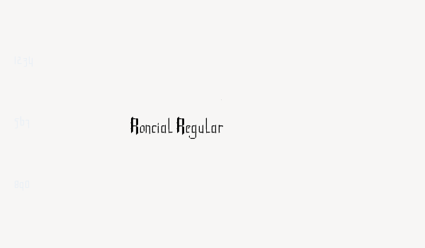 Roncial Regular Font