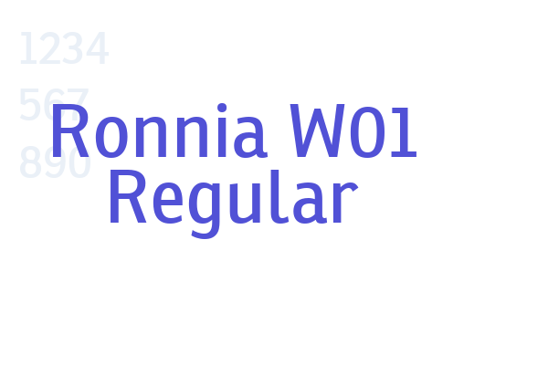 Ronnia W01 Regular