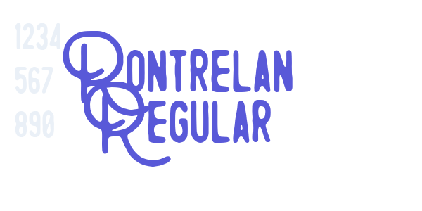 Rontrelan Regular font