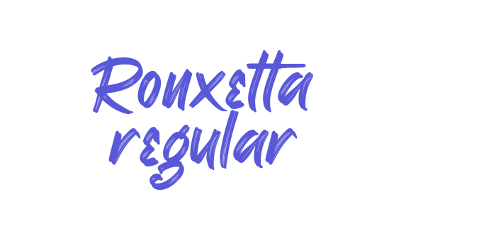 Ronxetta regular Font Download