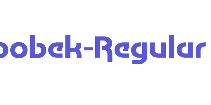 Roobek-Regular Font