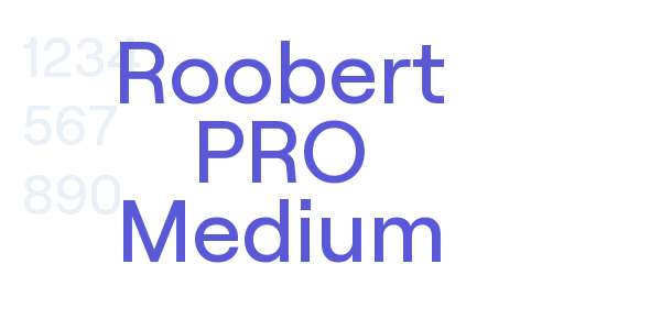 Roobert PRO Medium font free