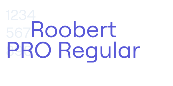 Roobert PRO Regular font free