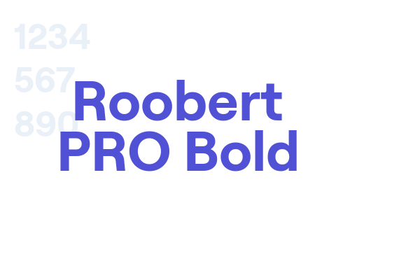 Roobert PRO Bold