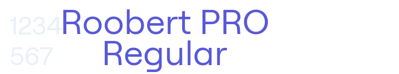 Roobert PRO Regular-related font