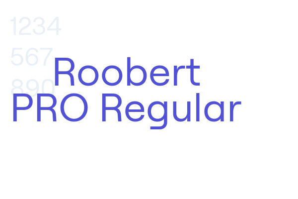 Roobert PRO Regular