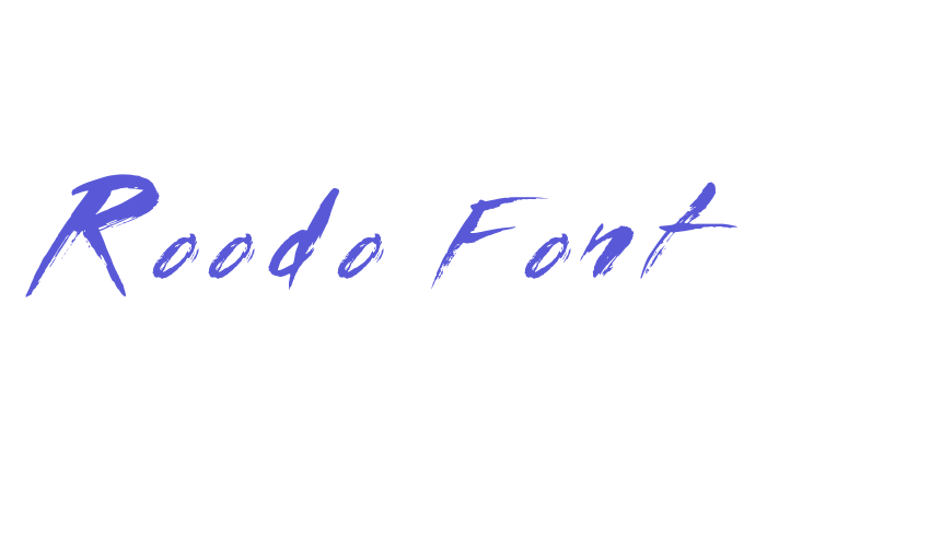 Roodo Font Font Download