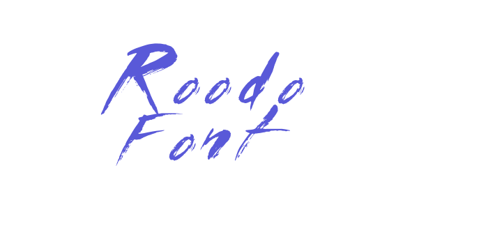 Roodo Font Font Download