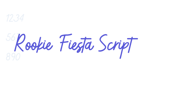 Rookie Fiesta Script font free