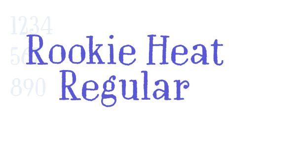 Rookie Heat Regular font free