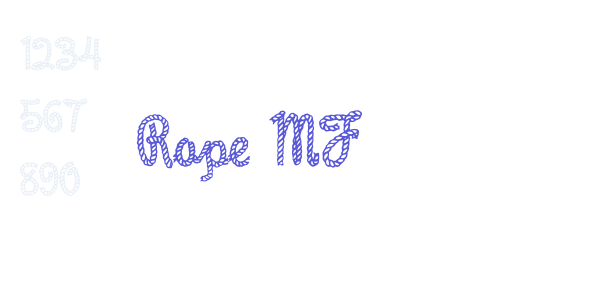 Rope MF font free