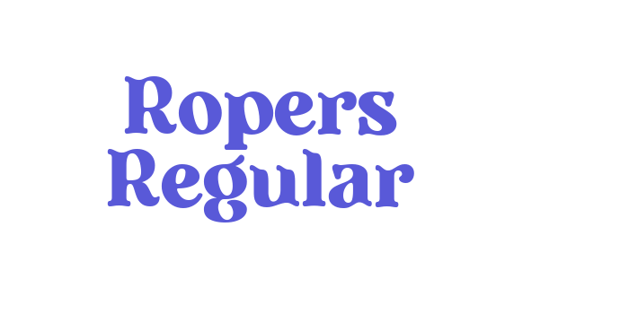 Ropers Regular Font Download