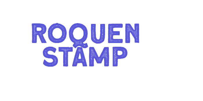 Roquen Stamp Font Download