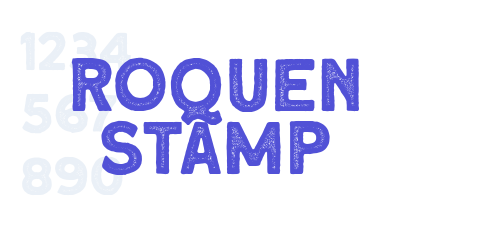 Roquen Stamp-font-download