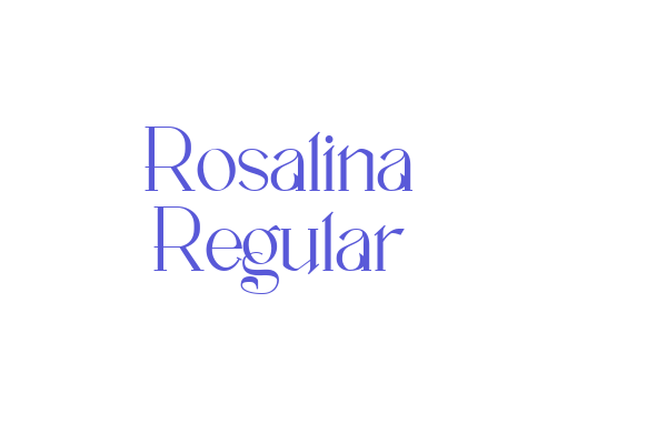 Rosalina Regular Font