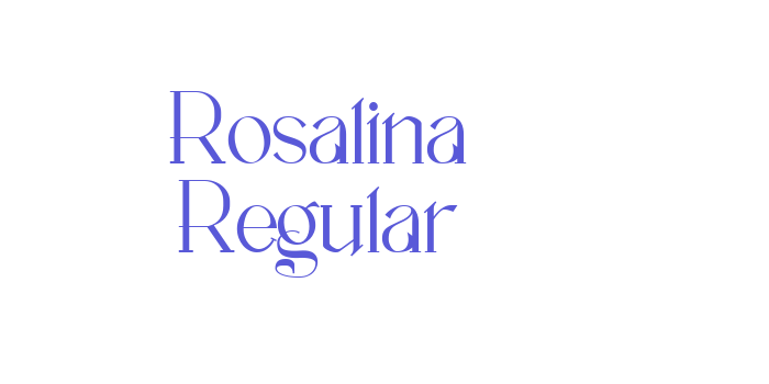 Rosalina Regular Font Download