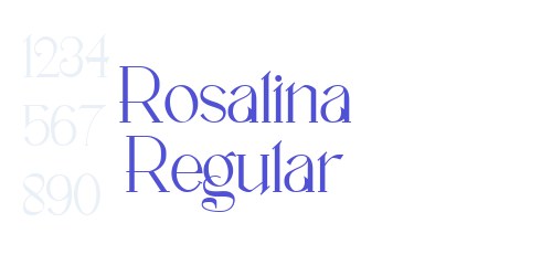 Rosalina Regular-font-download